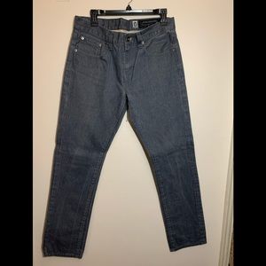 Men’s dark gray jeans